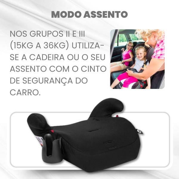 Imagem de Cadeirinha de Bebê para Carro Versati 7 Posições de 9 a 36 Kg 