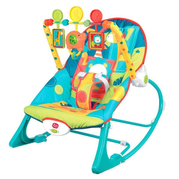 Cadeirinha de Descanso Cadeira Balanço Vibratória Musical para Bebê Guta Guti DMB6837 Azul Imagem de Cadeirinha de Descanso Cadeira Balanço Vibratória Musical para Bebê Guta Guti DMB6837 Azul