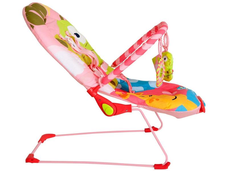 Imagem de Cadeirinha de Descanso MultiKids Baby Reclinável Vibratória Gato 0 a 15kg