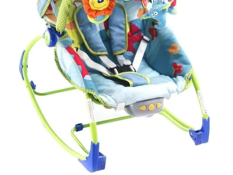 Imagem de Cadeirinha de Descanso Vibratória Safety 1st Bouncer Sunshine 0 a 18kg Azul