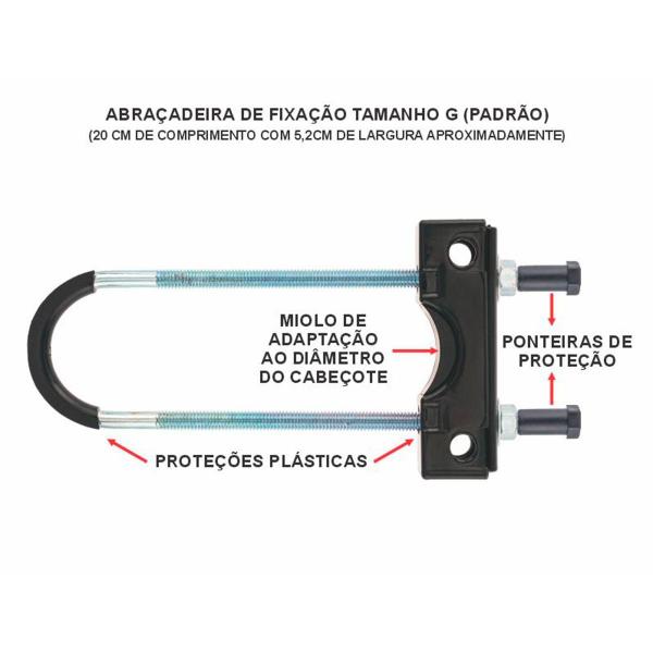 Imagem de Cadeirinha Dianteira Baby Bike KF400 Aro 26 a 29 Regulagem de Altura Kalf