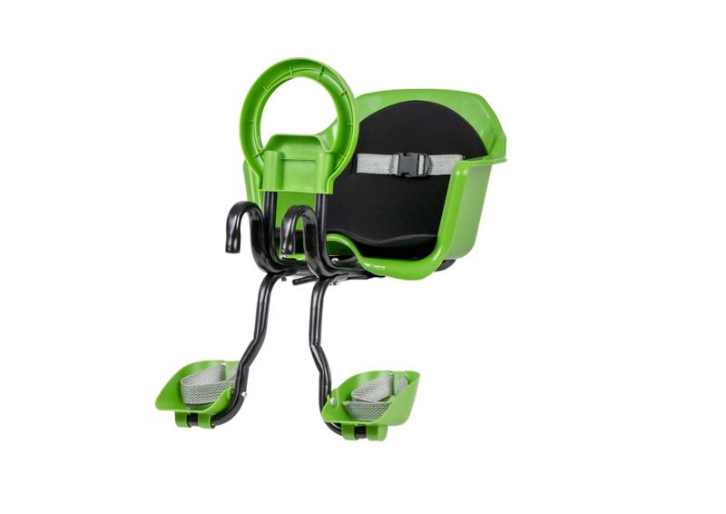 Imagem de Cadeirinha dianteira flexbike para bicicleta 29 para carregar crianca verde