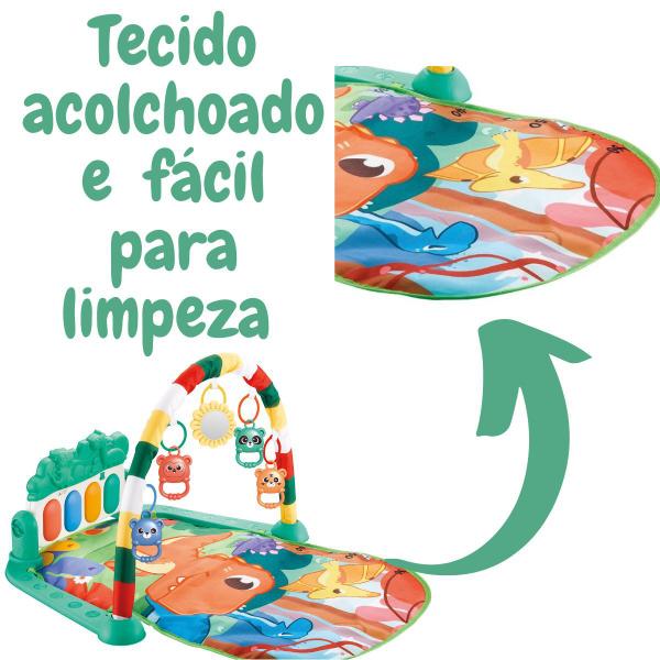 Cadeirinha Encantada Descanso E Tapete De Atividades Dino verde - Color baby Imagem de Cadeirinha Encantada Descanso E Tapete De Atividades Dino verde