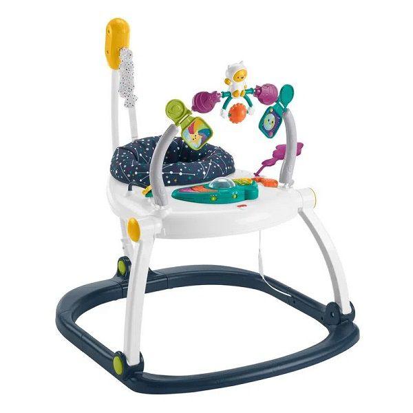 Imagem de Cadeirinha Ginásio Pula Pula Jumperoo Diversão no Espaço - Fisher Price - Mattel - HNH95