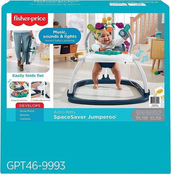 Imagem de Cadeirinha Ginásio Pula Pula Jumperoo Diversão no Espaço - Fisher Price - Mattel - HNH95