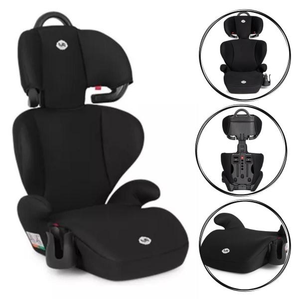 Cadeirinha Preta Cadeira Infantil Para Carro Bebê E Criança - Tutti Baby