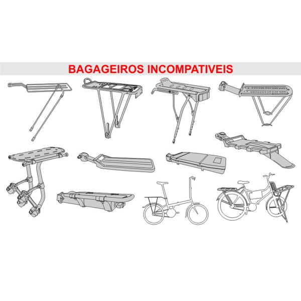 Imagem de Cadeirinha Traseira Kid Bike KF402 Bagageiro 14mm/16mm Cinto 3 Pontos Kalf