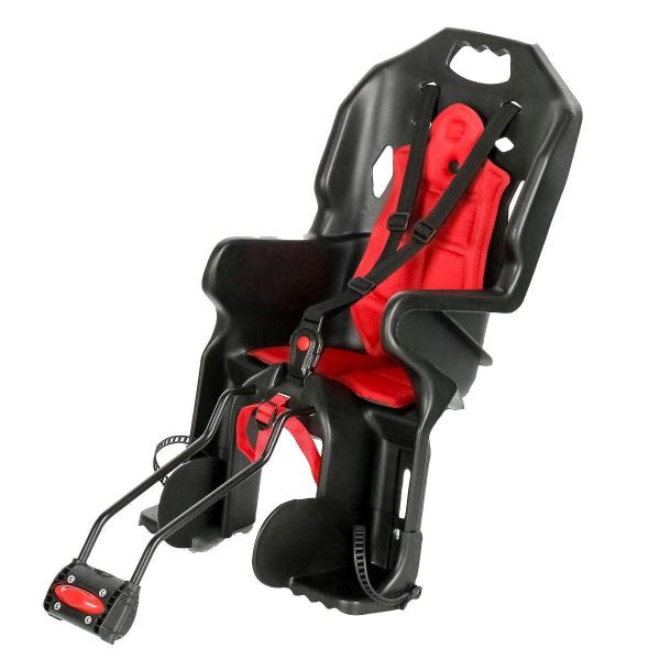 Imagem de Cadeirinha Traseira Polisport Dusky Cfs Preto/Vermelho