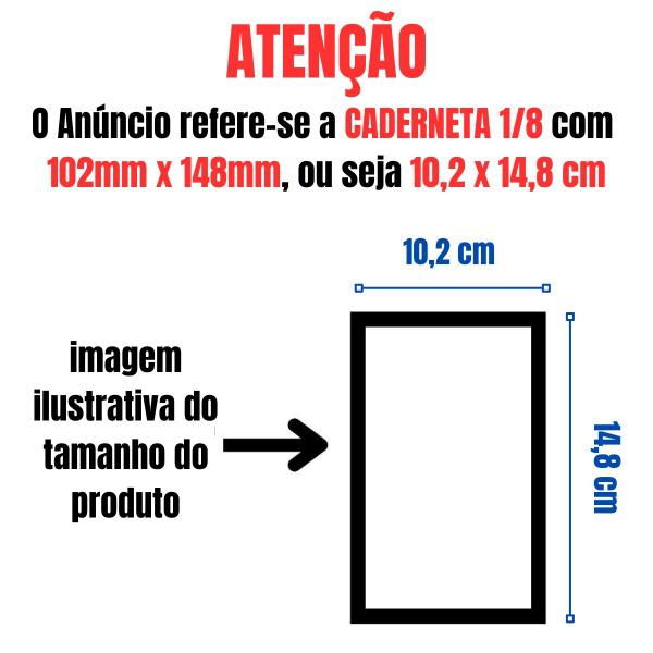 Imagem de Caderneta de Anotações Esp 1/8 Sissi 80 Fls - ANIMATIVA