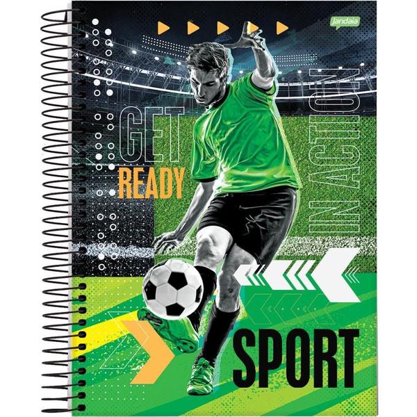 Imagem de Caderno 01X1 Capa Dura 2021 SPORT 80FLS.