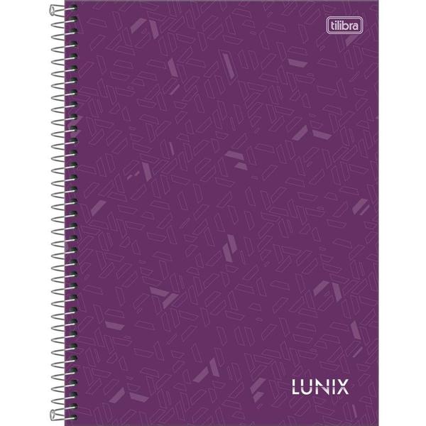 Imagem de Caderno 01X1 Capa Dura Lunix 80FLS PCT com 04