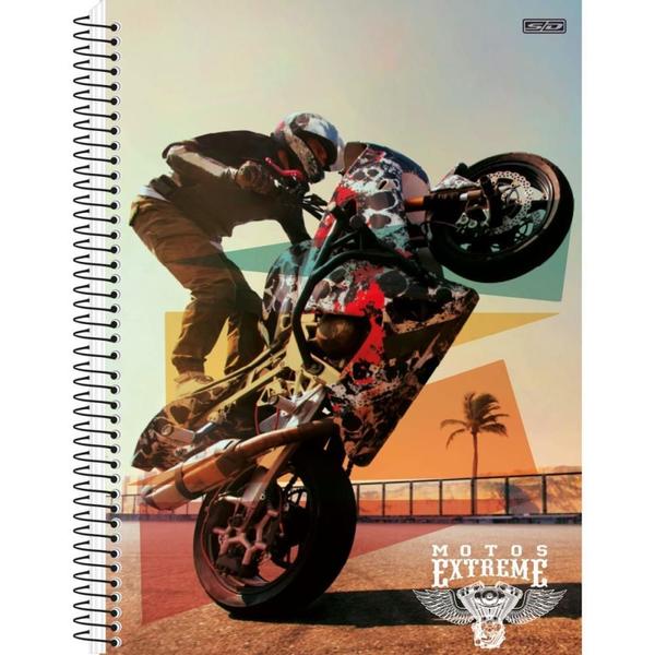 Imagem de Caderno 01X1 Capa Dura Motos EXTREME 80F (17891321101671)