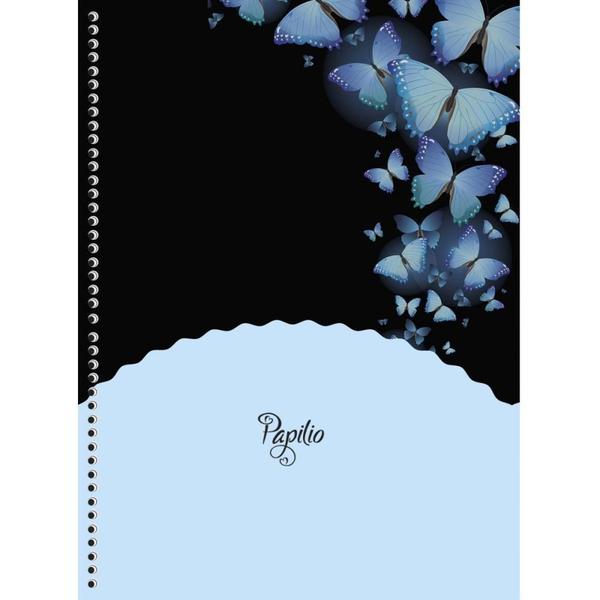 Imagem de Caderno 01X1 Capa Dura Papilio Holográfico 80 Folhas - Pacote com 4