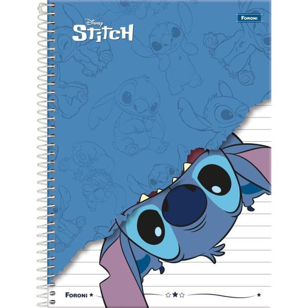 Imagem de Caderno 01X1 Capa Dura STITCH 80 Folhas - Pacote com 4 Unidades