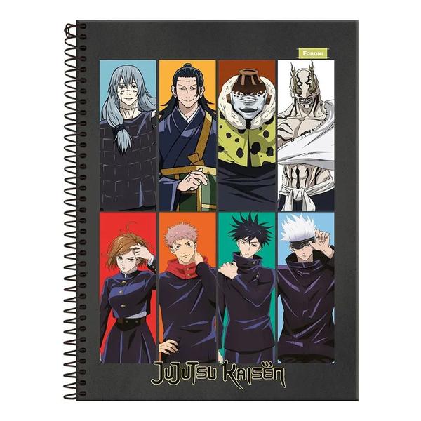 Imagem de Caderno 1 MatEria 80 Folhas Jujutsu Kaisen Foroni