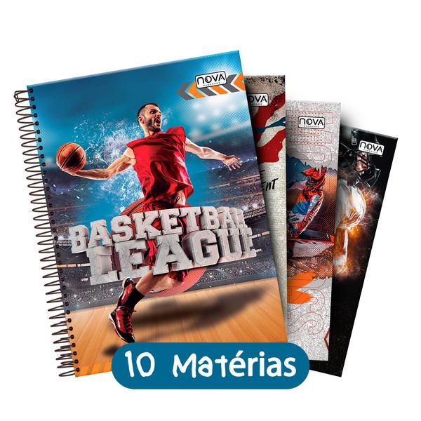 Imagem de Caderno 10 Matérias 160 Folhas Esporte Universitário Juvenil