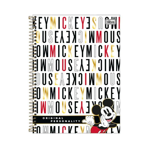 Imagem de Caderno 10 MatErias 160 Folhas Vintage Mickey Mouse Tilibra