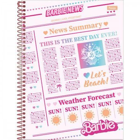 Imagem de Caderno 10 Matérias Barbie Teen 160 Folhas Foroni