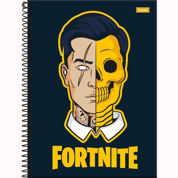 Imagem de Caderno 10 Materias Fortnite Universitário Capa Dura