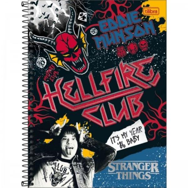 Imagem de Caderno 10 Materias Masculino Stranger Things 160fls Sortidos