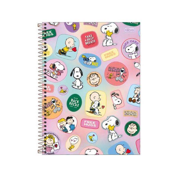 Imagem de Caderno 10 MatErias Snoopy 160 Folhas Tilibra