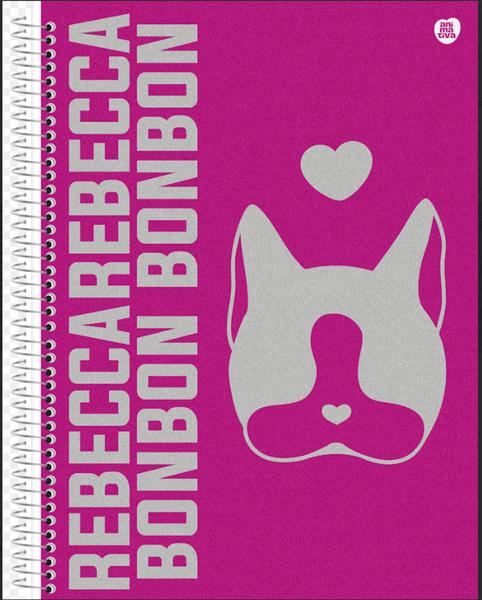 Imagem de Caderno 10materias 160fls rebecca bonbon