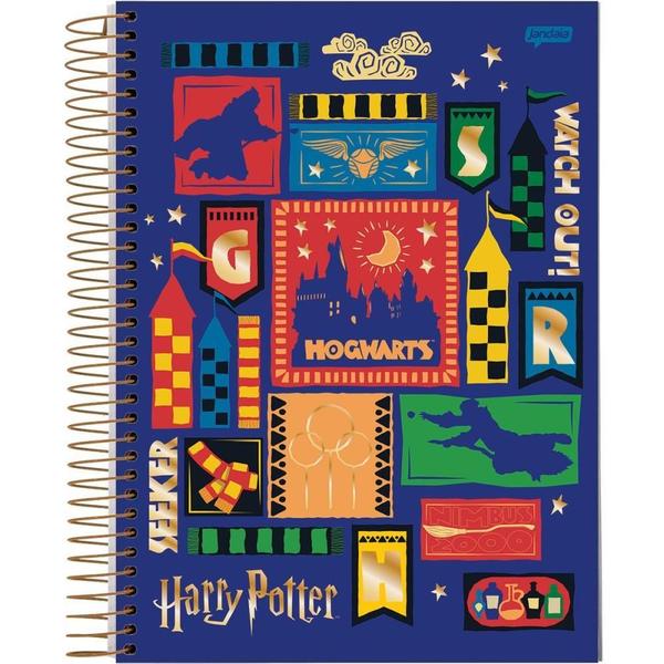 Imagem de Caderno 10X1 Capa Dura 2020 HARRY Potter 200FLS.