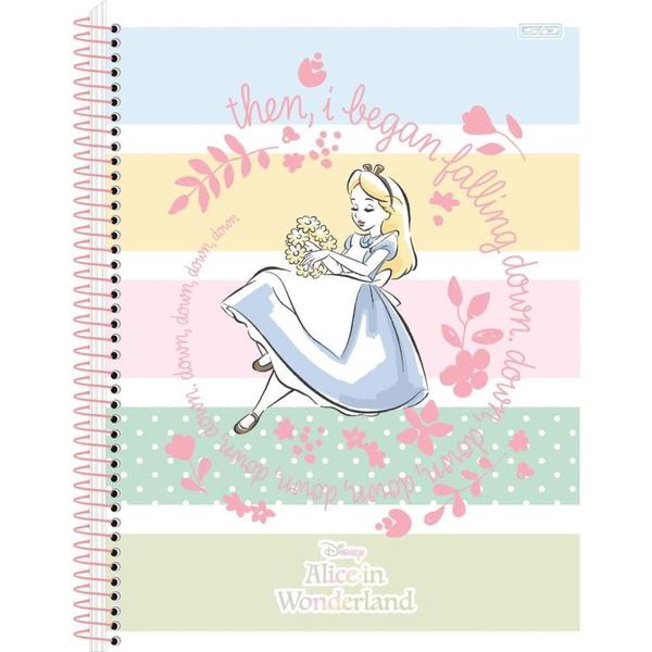 Imagem de Caderno 10X1 Capa Dura Alice IN Wonderland 160F