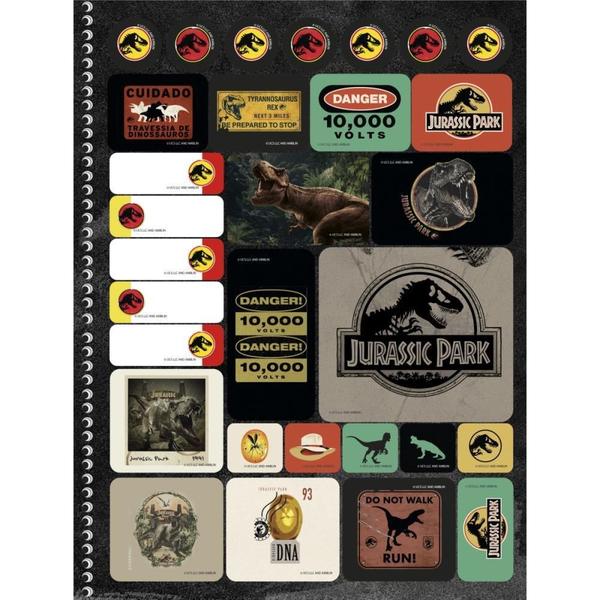 Imagem de Caderno 10X1 Capa Dura Jurassic PARK 160F PCT.C/04