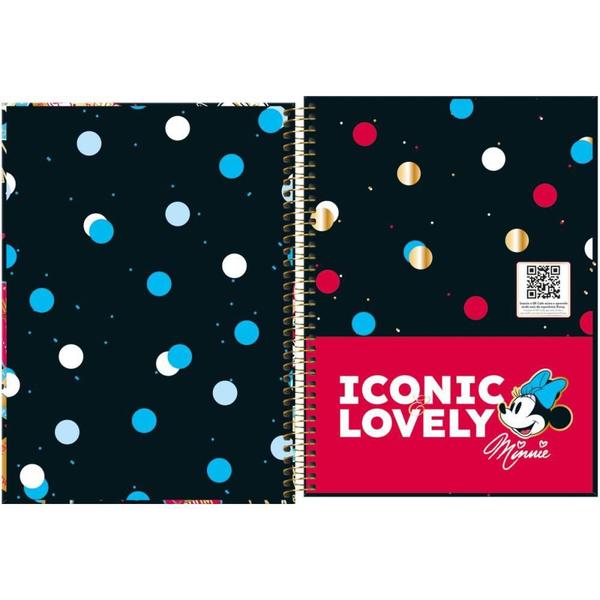 Imagem de Caderno 10X1 Capa Dura Minnie Core 160FLS.