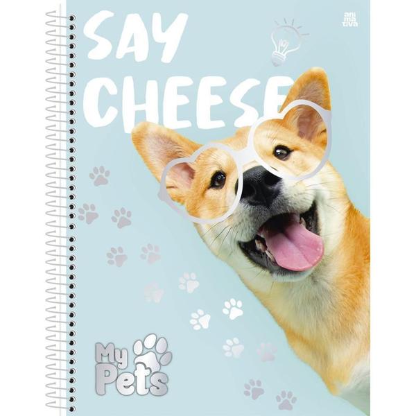 Imagem de Caderno 10X1 Capa Dura MY PETS 160 Folhas Pacote com 04