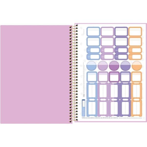 Imagem de Caderno 10X1 Capa Dura Neon Connect Feminino 160FLS.