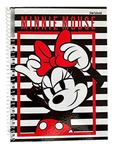 Imagem de Caderno 15 Matérias Minnie Mouse Jandaia Capa Dura 240fls