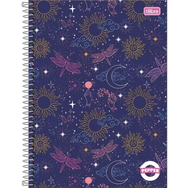 Imagem de Caderno 20X1 Capa Dura Pepper Feminino 320 Folhas Pacote com 02