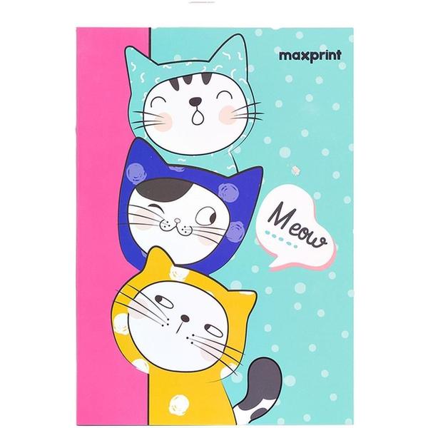 Imagem de Caderno A5 Gatinhos MOD2 60FLS 15X21CM