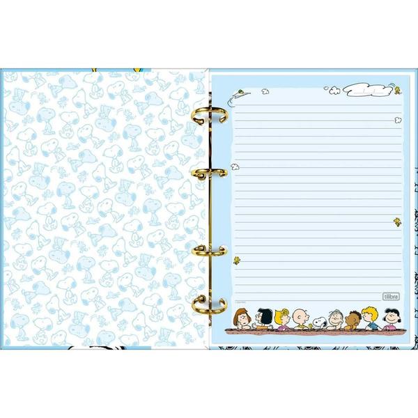 Imagem de Caderno Argolado Colegial Snoopy 80 Folhas Tilibra