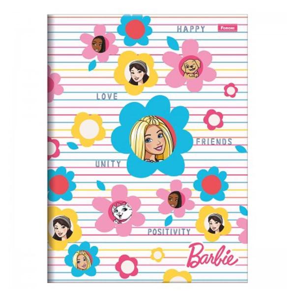 Imagem de Caderno Barbie brochura pequeno Capa Dura 48F Escolar Menina