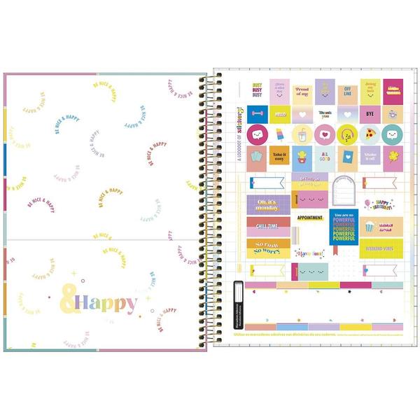 Imagem de Caderno Be Nice - Words - 80 Folhas - Tilibra