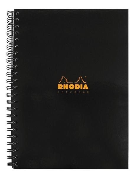 Imagem de Caderno Bloco A4 Com Espiral Capa Dura Universitário Rhodia