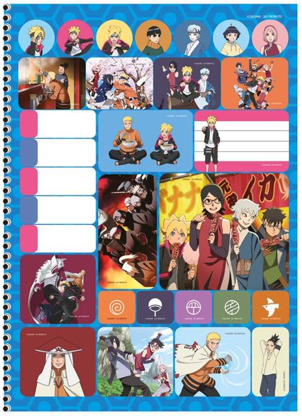 Imagem de Caderno Boruto Anime Universitário 10 Matérias Personalizado