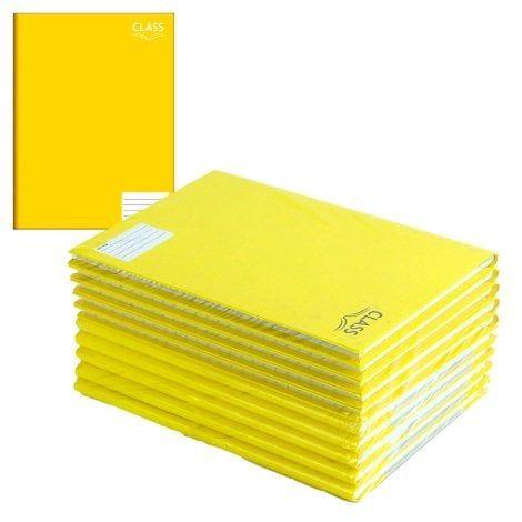 Imagem de Caderno Brochura 1/4 80 FL 10 Pçs Amarelo