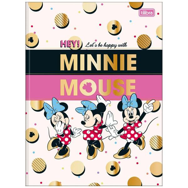 Imagem de Caderno brochura 1/4 80 folhas Minnie mouse Tilibra