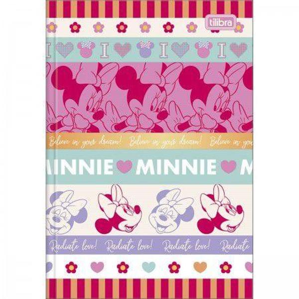 Imagem de Caderno Brochura 1/4 C/D 80 Folhas Minnie Tilibra