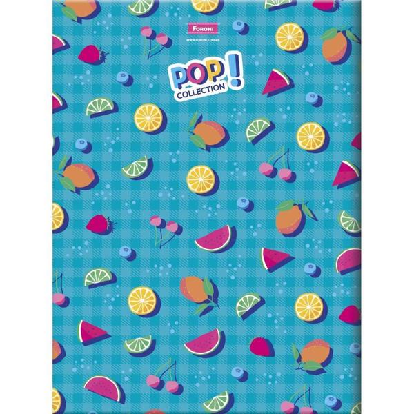 Imagem de Caderno Brochura 1/4 Capa Dura POP Collection 96FLS.