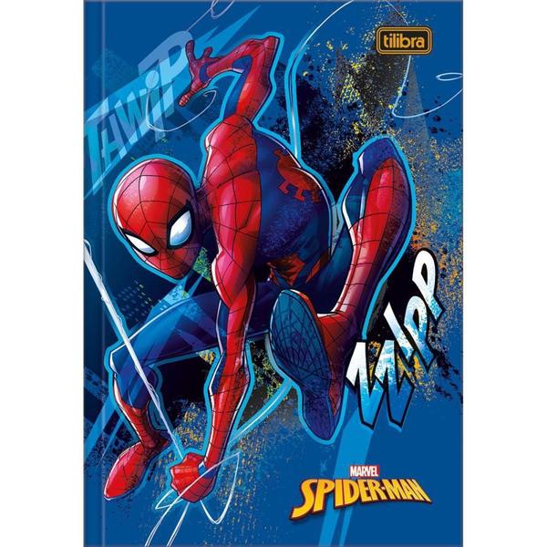 Imagem de Caderno Brochura 1/4 Capa Dura SPIDER-MAN 80FLS.