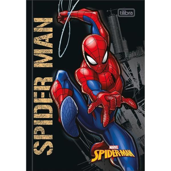 Imagem de Caderno Brochura 1/4 Capa Dura SPIDER-MAN TOP 48 Folhas