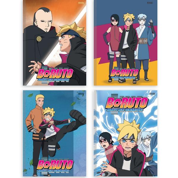 Imagem de Caderno brochura 1/4 cd 80f  boruto   sao domingos   10504