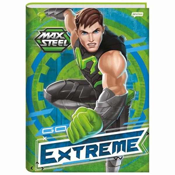 Imagem de Caderno Brochura 1/4 Max Steel 96 Folhas Jandaia