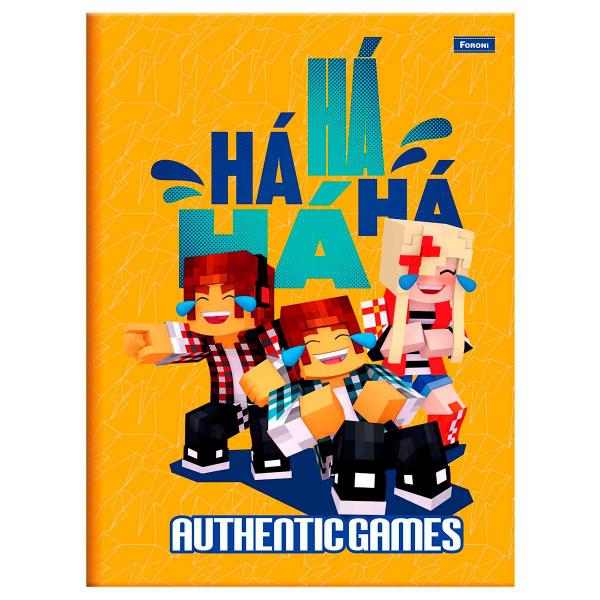 Imagem de Caderno brochura 80 folhas capa dura Authentic Games Foroni