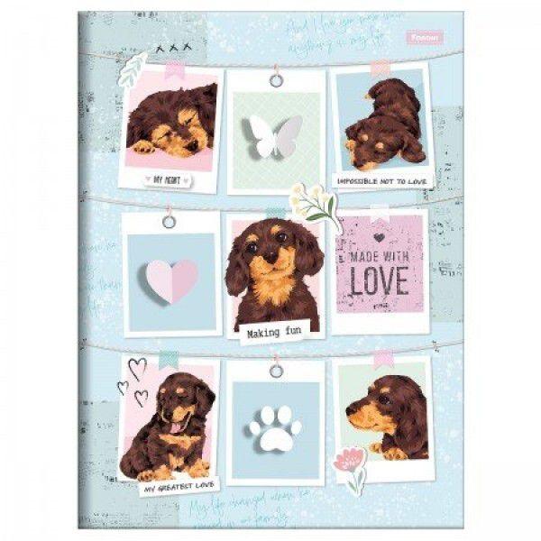 Imagem de Caderno Brochura 80 folhas Smoogies cachorrinhos - Foroni